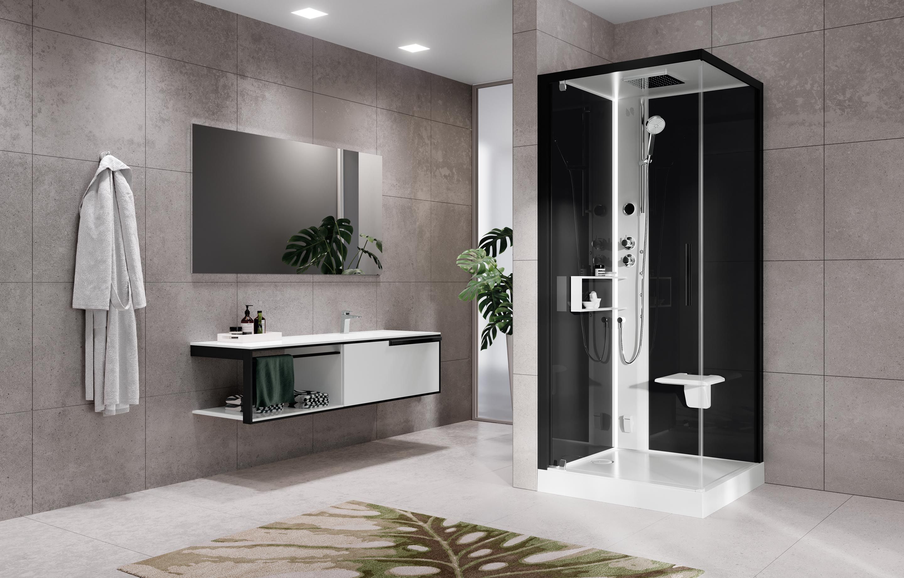 Cabines de douche - Glax 2 G+F