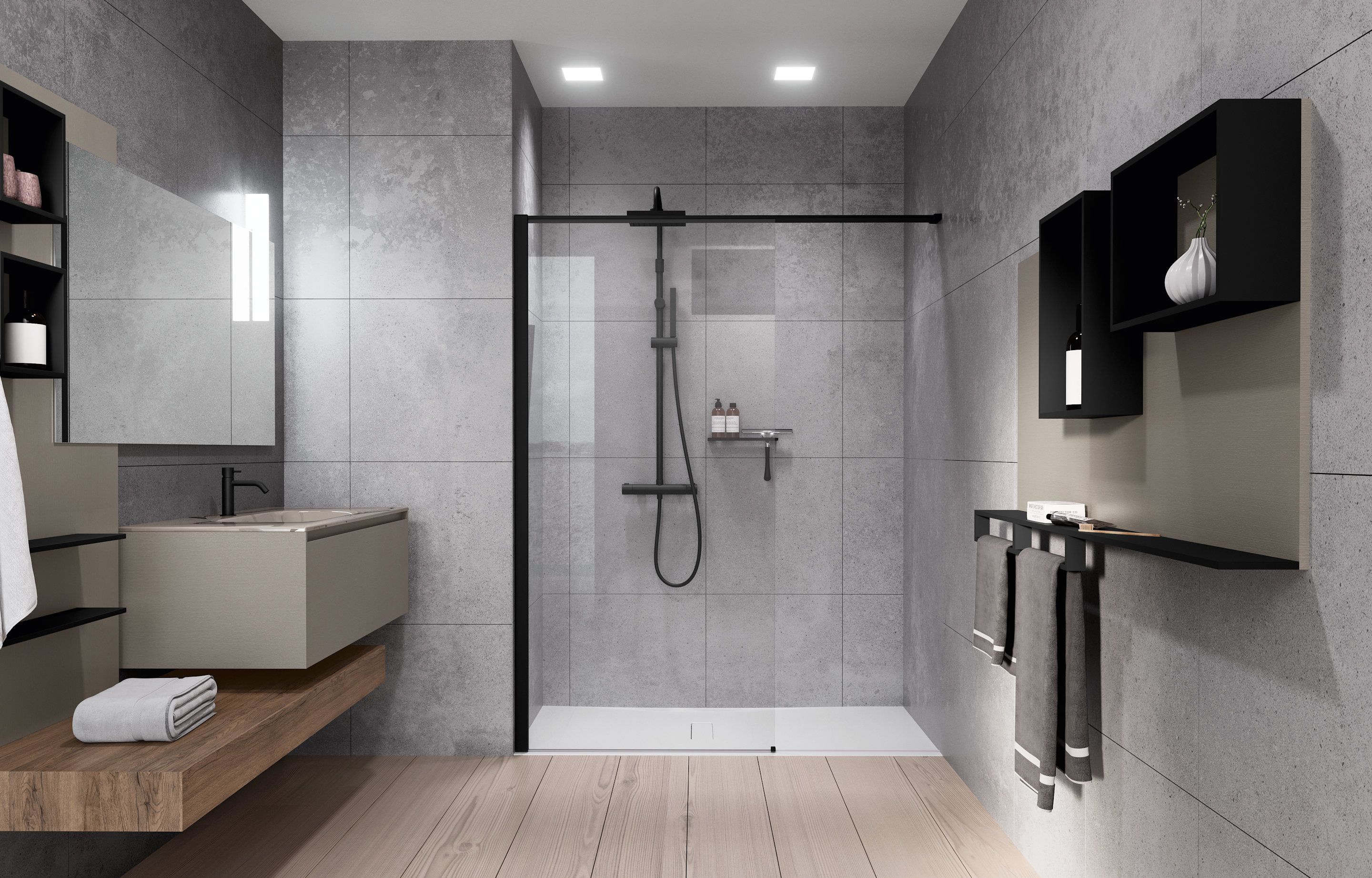 Espaces douche - Kuadra HN Frame