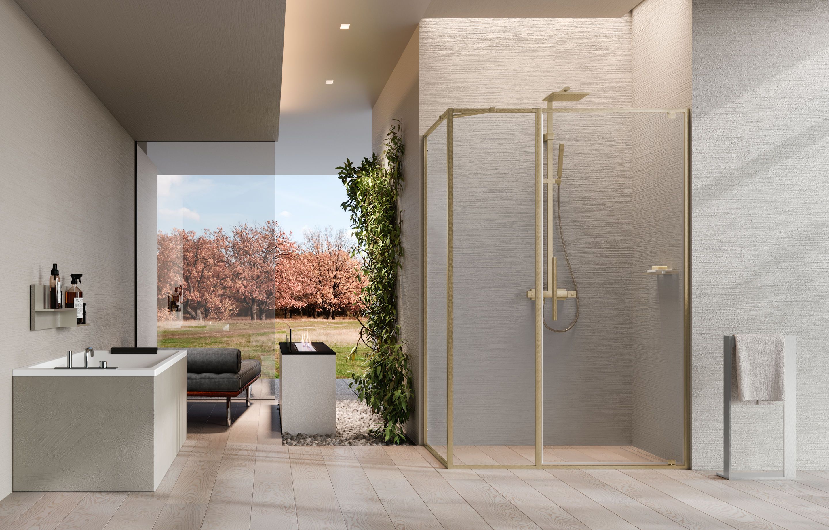 Parois de douche - RIGA G+F EN ALIGNEMENT