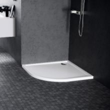 Receveur NOVELLINI CUSTOM TOUCH en ACRYLIQUE - GRIS - Bac de douche 160 x 90  - EP 4 cm - CT160904-29 - Shower and Co